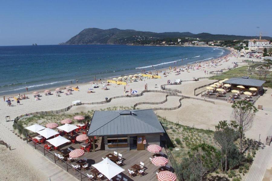 Villa-Chateau Les Terrasses - Tamaris, Plage Des Sablettes, Mer Au Bas De La Propriete Ла Сен-сюр-Мер Екстериор снимка